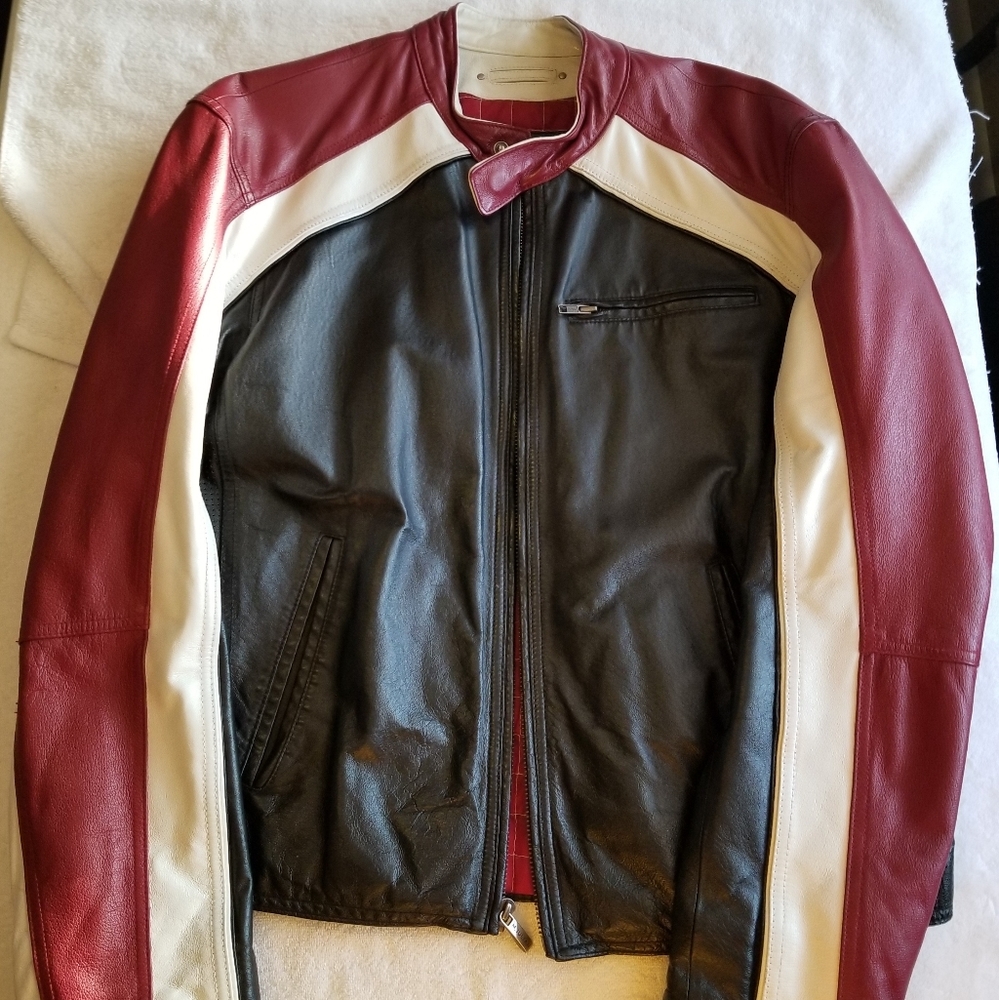 Mens Wilsons motorcycle style coat